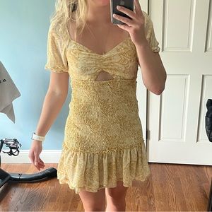 Sunny Days mini dress by Mable in size small. New with tags